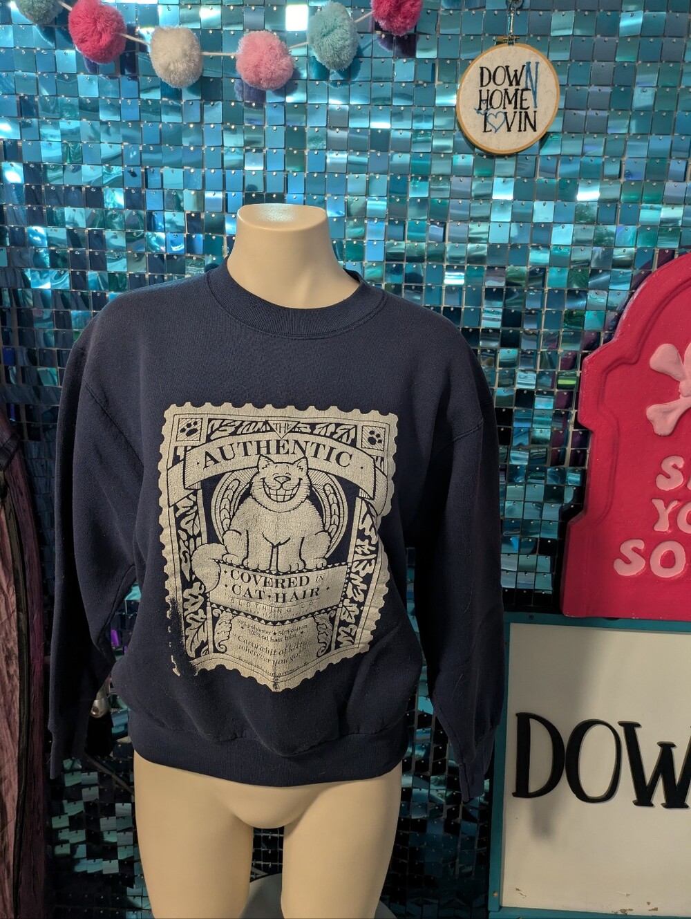 Vintage Cat Sweater